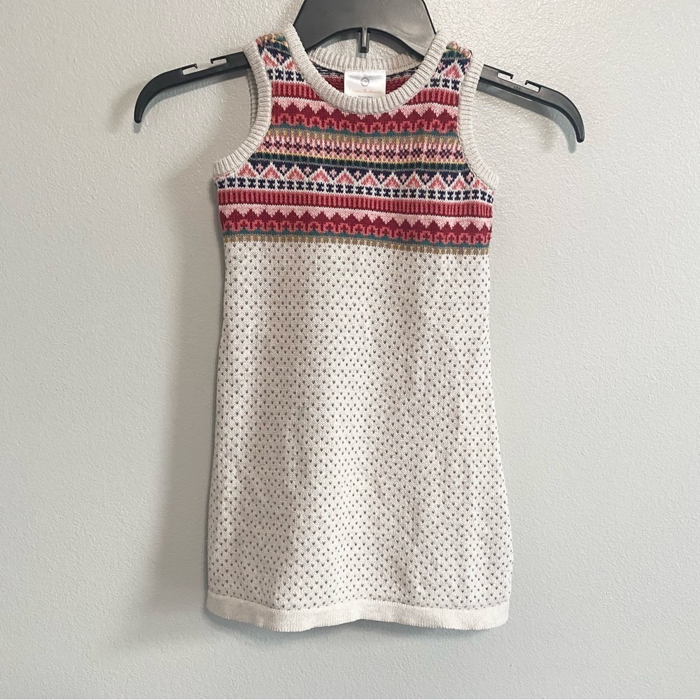 Hanna Andersson Cotton Knit Sleeveless Dress Size 100/4